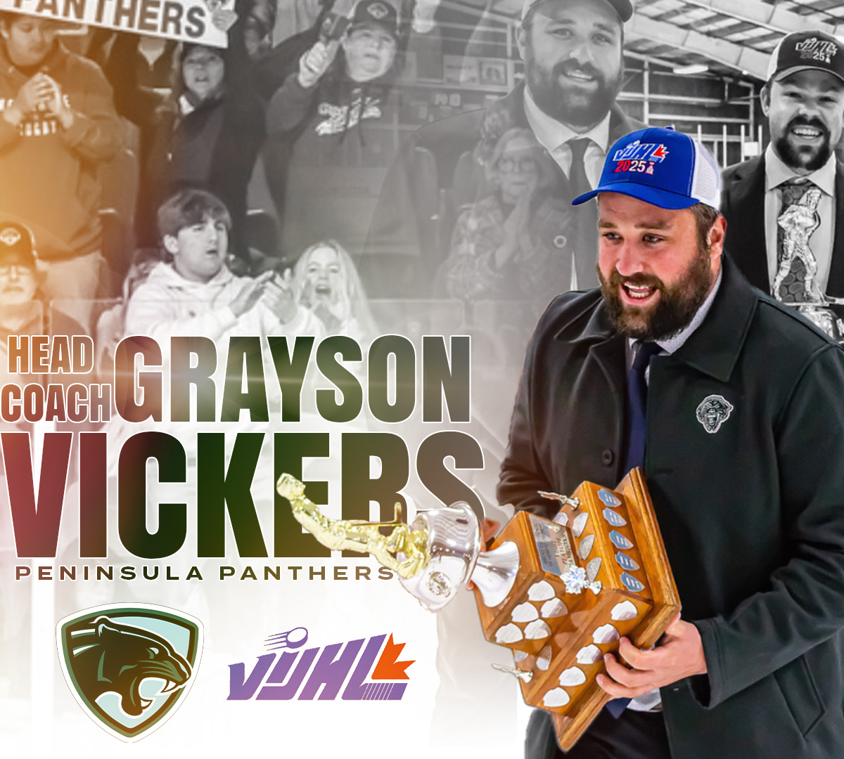 PANTHERS NAME TYLER STANTON DIRECTOR OF HOCKEY OPERATIONS & GM, GRAYSON VICKERS HEAD COACH